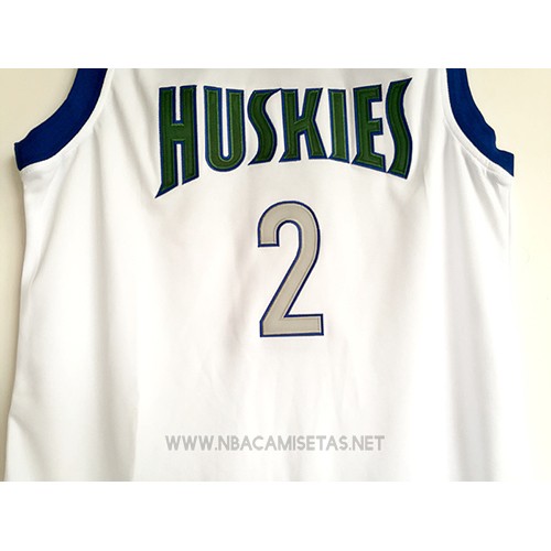 Camiseta Huskies Lonzo Ball NO 2 Blanco